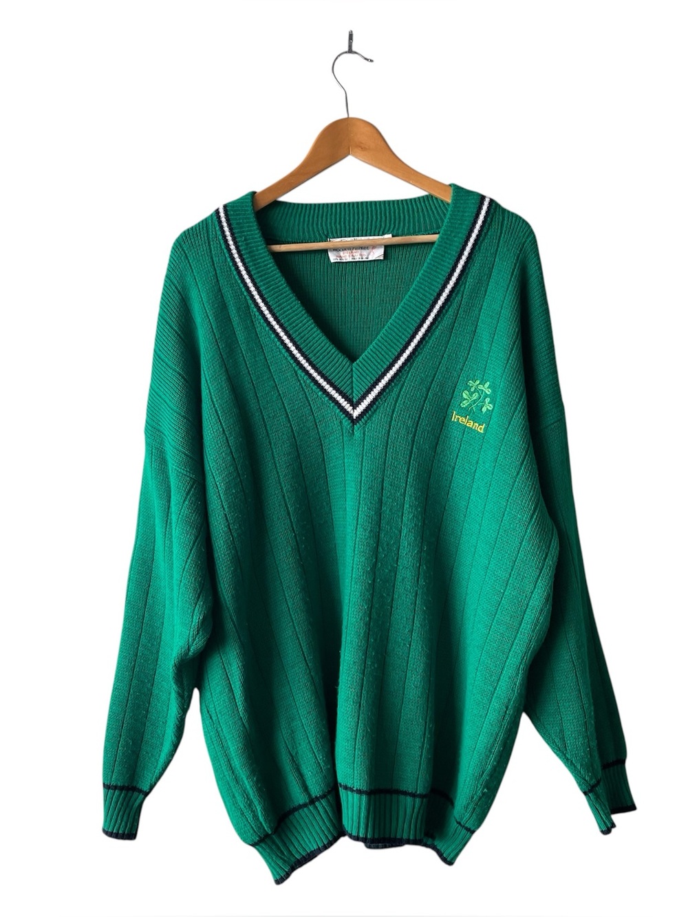 Quill’s Woolen Market Made In Ireland 100% Acrylic Sweater XXL Minor Pilling